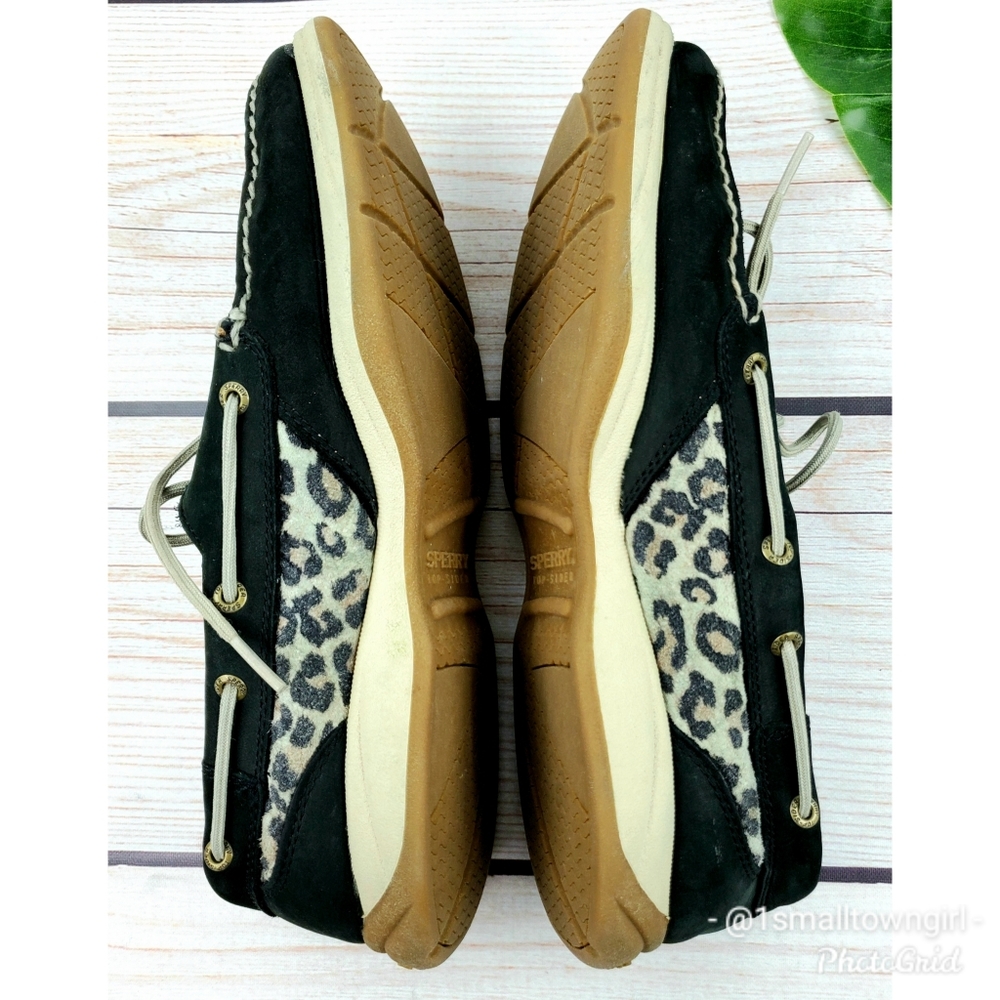 Sperry Top Siders cheetah print loafers 9.5 - Picture 3 of 8